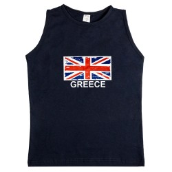 Ανδρικο Αμανικο Μπλουζακι Uk-Greece Ανδρικο Αμανικο Μπλουζακι Uk-Greece