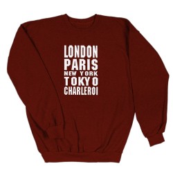 Ανδρικο Φουτερ Χωρις Κουκουλα London-Paris Ανδρικο Φουτερ Χωρις Κουκουλα London-Paris
