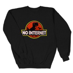 Ανδρικο Φουτερ Χωρις Κουκουλα No Internet Ανδρικο Φουτερ Χωρις Κουκουλα No Internet