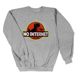Ανδρικο Φουτερ Χωρις Κουκουλα No Internet Ανδρικο Φουτερ Χωρις Κουκουλα No Internet