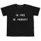 Ανδρικο Κοντομανικο Μπλουζακι Plus Size Be Free Be Yourself