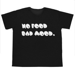 Ανδρικο Κοντομανικο Μπλουζακι Plus Size No Food Bad Mood Ανδρικο Κοντομανικο Μπλουζακι Plus Size No Food Bad Mood