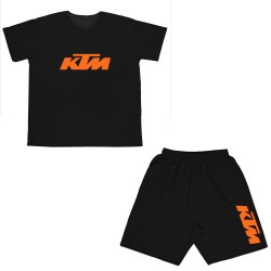 Ανδρικο Σετ Κοντομανικο Με Βερμουδα Plus Size Ktm Ανδρικο Σετ Κοντομανικο Με Βερμουδα Plus Size Ktm