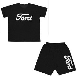 Ανδρικο Σετ Κοντομανικο Με Βερμουδα Plus Size Ford Ανδρικο Σετ Κοντομανικο Με Βερμουδα Plus Size Ford