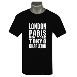 Ανδρικο Κοντομανικο Μπλουζακι London-Paris