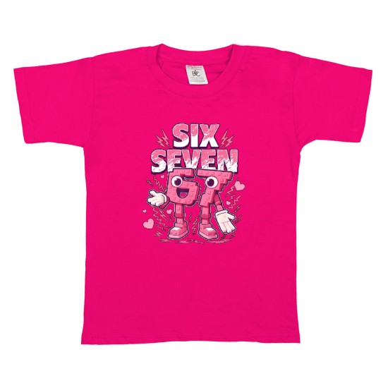Παιδικο Κοντομανικο Μπλουζακι Six Seven Pink Παιδικο Κοντομανικο Μπλουζακι Six Seven Pink
