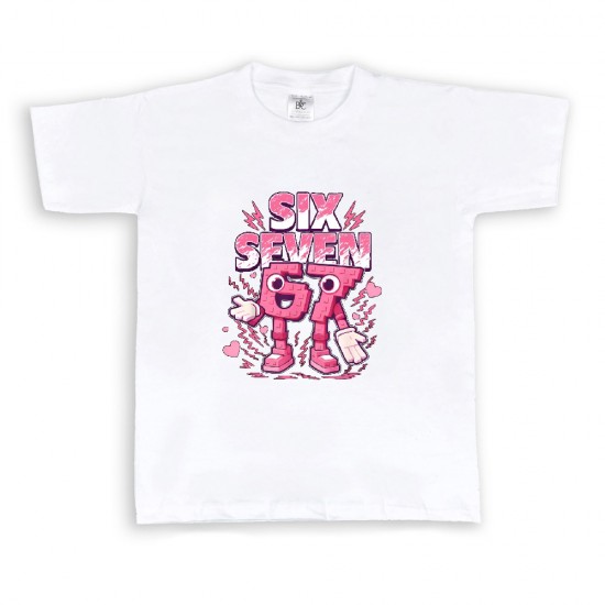 Παιδικο Κοντομανικο Μπλουζακι Six Seven Pink Παιδικο Κοντομανικο Μπλουζακι Six Seven Pink