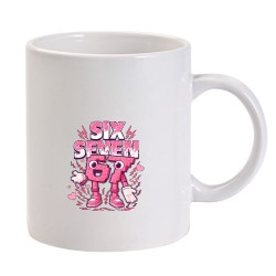 Παιδικη Κουπα Πορσελανης Six Seven Pink Παιδικη Κουπα Πορσελανης Six Seven Pink
