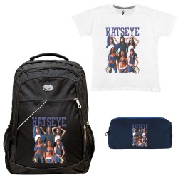 Παιδικό Σχολικό Σετ Τσάντα-Κασετίνα + Δώρο T-shirt Katseye Παιδικό Σχολικό Σετ Τσάντα-Κασετίνα + Δώρο T-shirt Katseye