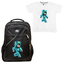 Παιδικη Σχολικη Τσαντα Mine + Δωρο T-shirt Παιδικη Σχολικη Τσαντα Mine + Δωρο T-shirt