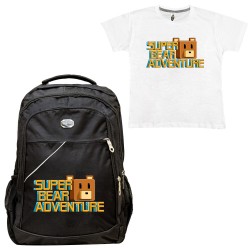 Παιδικη Σχολικη Τσαντα Super Bear Adventure + Δωρο T-shirt Παιδικη Σχολικη Τσαντα Super Bear Adventure + Δωρο T-shirt