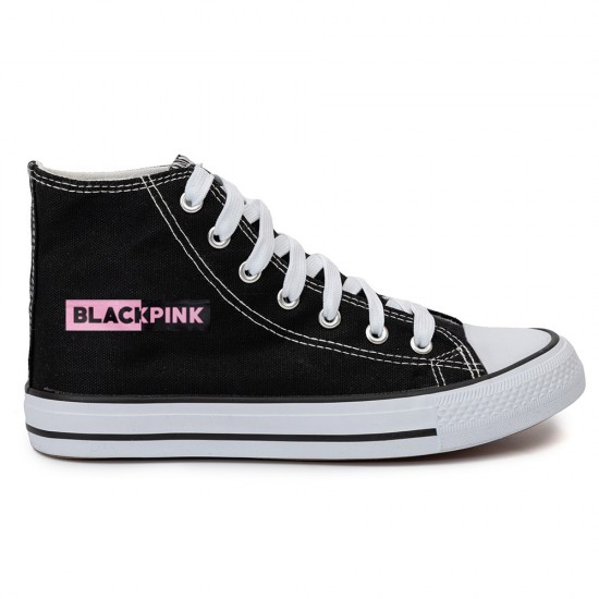 Παιδικα Αθλητικα Μποτακια Sneakers Black Pink