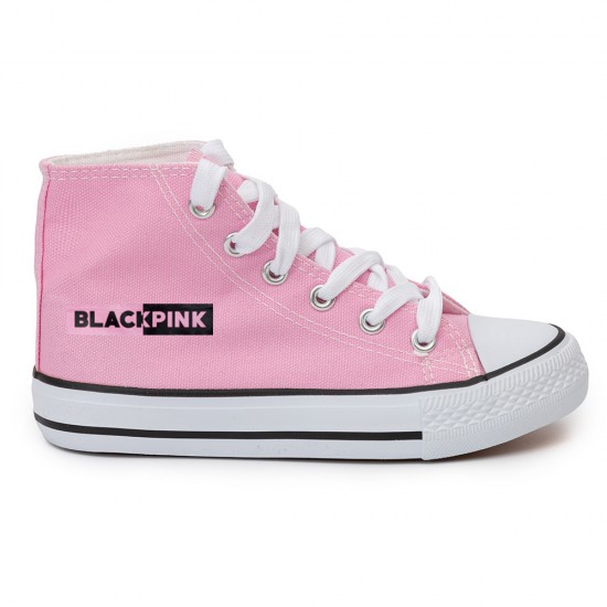 Παιδικα Αθλητικα Μποτακια Sneakers Black Pink