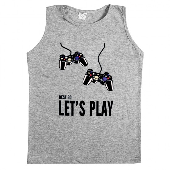 Παιδικο Αμανικο Μπλουζακι Let's Play