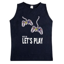 Παιδικο Αμανικο Μπλουζακι Let's Play Παιδικο Αμανικο Μπλουζακι Let's Play