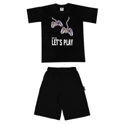 Παιδικο Σετ Κοντομανικο Με Βερμουδα Let's Play Παιδικο Σετ Κοντομανικο Με Βερμουδα Let's Play