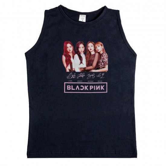 Παιδικο Αμανικο Μπλουζακι Black Pink