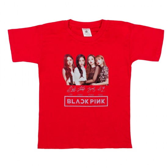 Παιδικο Κοντομανικο Μπλουζακι Black Pink
