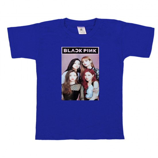 Παιδικο Κοντομανικο Μπλουζακι Black Pink