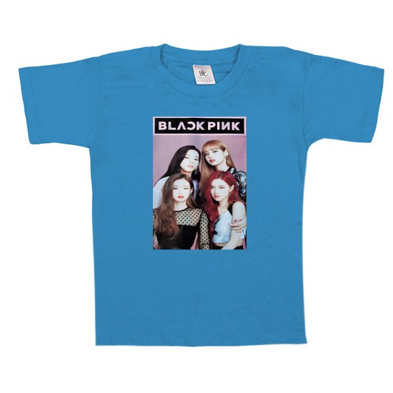Παιδικο Κοντομανικο Μπλουζακι Black Pink