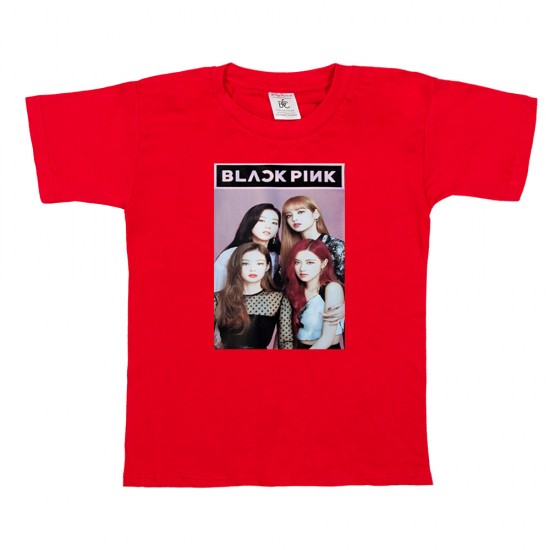 Παιδικο Κοντομανικο Μπλουζακι Black Pink