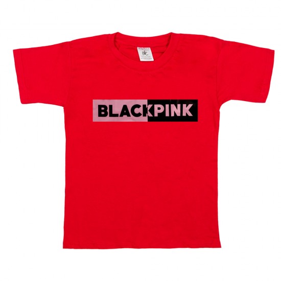 Παιδικο Κοντομανικο Μπλουζακι Black Pink