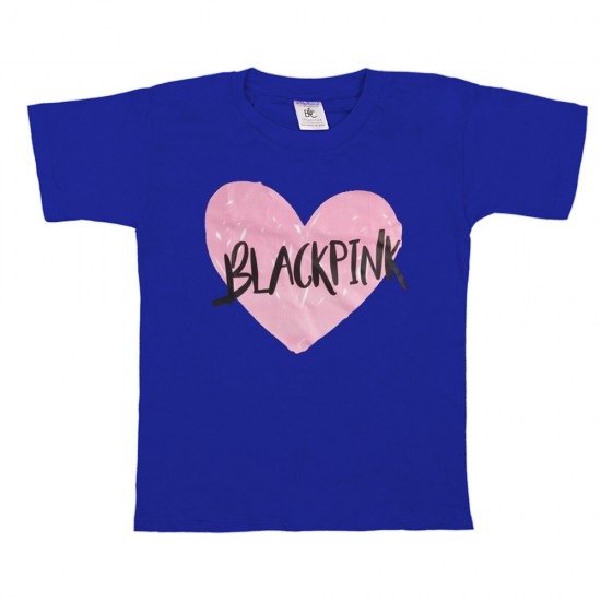 Παιδικο Κοντομανικο Μπλουζακι Black Pink