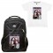 Παιδικη Σχολικη Τσαντα Black Pink + Δωρο T-shirt