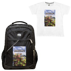 Παιδικη Σχολικη Τσαντα Mine + Δωρο T-shirt Παιδικη Σχολικη Τσαντα Mine + Δωρο T-shirt