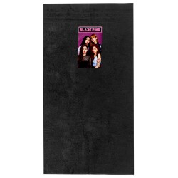 Παιδική Πετσέτα Παραλίας Black Pink Παιδική Πετσέτα Παραλίας Black Pink