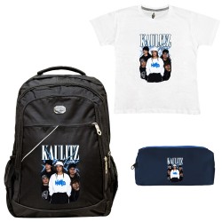 Παιδικό Σχολικό Σετ Τσάντα-Κασετίνα + Δώρο T-shirt Kaulitz Παιδικό Σχολικό Σετ Τσάντα-Κασετίνα + Δώρο T-shirt Kaulitz