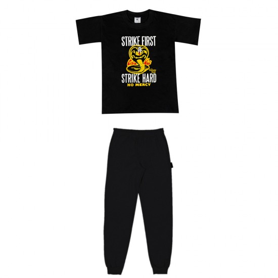 Παιδικο Σετ Κοντομανικο Με Φορμα Cobra Kai