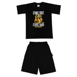 Παιδικο Σετ Κοντομανικο Με Βερμουδα Cobra Kai