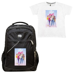 Παιδικη Σχολικη Τσαντα Saja Boys + Δωρο T-shirt