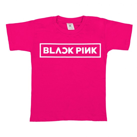 Παιδικο Κοντομανικο Μπλουζακι Black Pink