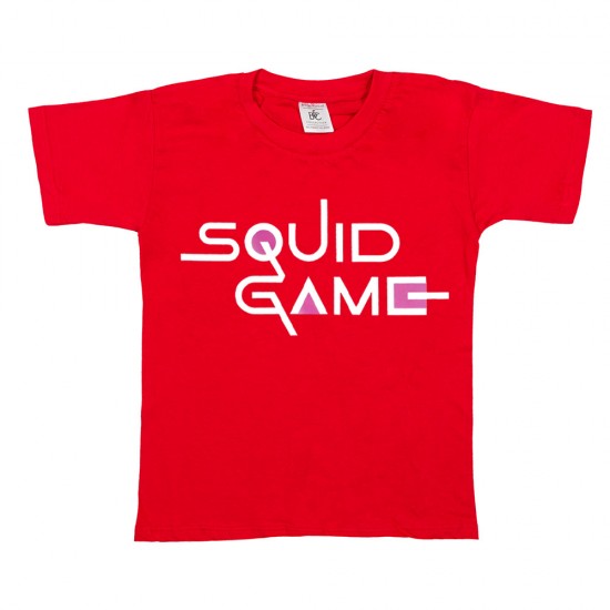 Παιδικο Κοντομανικο Μπλουζακι Squid Game