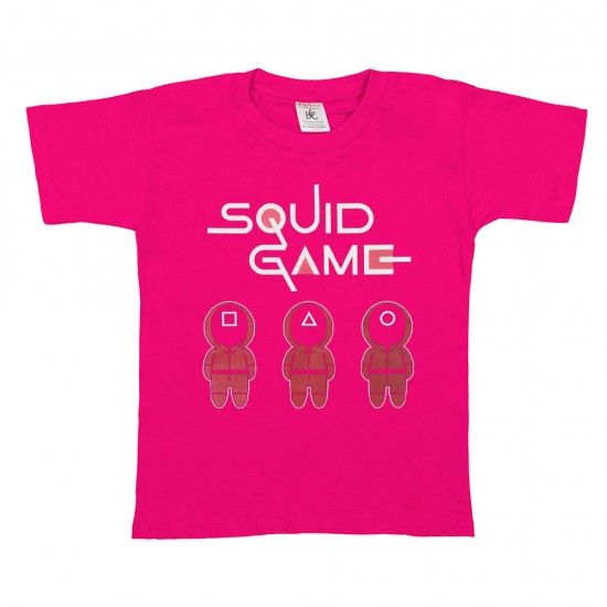 Παιδικο Κοντομανικο Μπλουζακι Squid Game