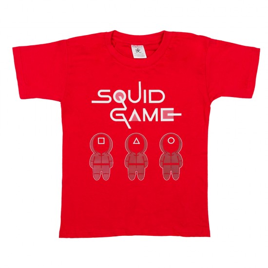 Παιδικο Κοντομανικο Μπλουζακι Squid Game