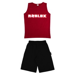 Παιδικο Σετ Αμανικο Με Βερμουδα Roblox Παιδικο Σετ Αμανικο Με Βερμουδα Roblox