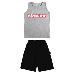 Παιδικο Σετ Αμανικο Με Βερμουδα Roblox Παιδικο Σετ Αμανικο Με Βερμουδα Roblox