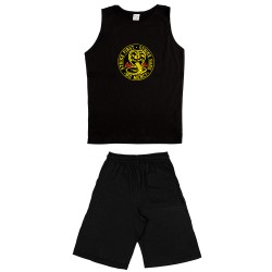 Παιδικο Σετ Αμανικο Με Βερμουδα Cobra Kai Παιδικο Σετ Αμανικο Με Βερμουδα Cobra Kai