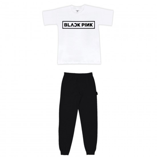 Παιδικο Σετ Κοντομανικο Με Φορμα Black Pink Παιδικο Σετ Κοντομανικο Με Φορμα Black Pink