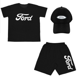 Καλοκαιρινο Ανδρικο Σετ Plus Size Ford Καλοκαιρινο Ανδρικο Σετ Plus Size Ford