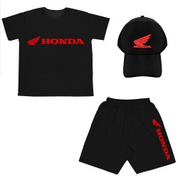 Καλοκαιρινο Ανδρικο Σετ Plus Size Honda Καλοκαιρινο Ανδρικο Σετ Plus Size Honda