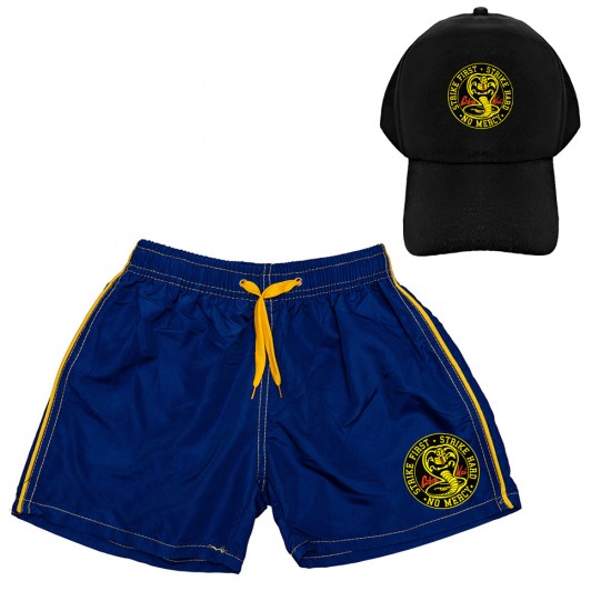 Παιδικo Μαγιο Με Ριγα Και Καπελο Cobra Kai