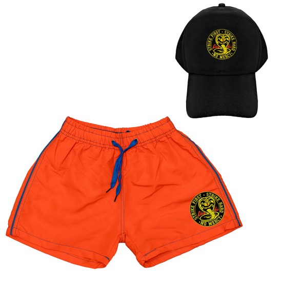 Παιδικo Μαγιο Με Ριγα Και Καπελο Cobra Kai