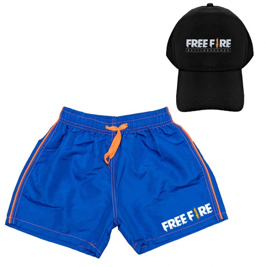 Παιδικo Μαγιο Με Ριγα Και Καπελο Free Fire