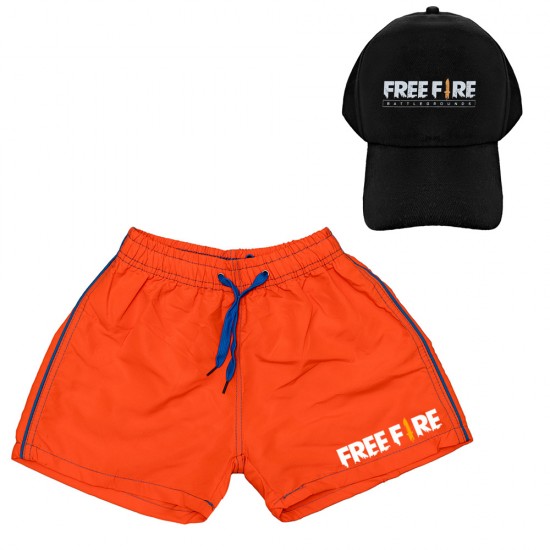 Παιδικo Μαγιο Με Ριγα Και Καπελο Free Fire