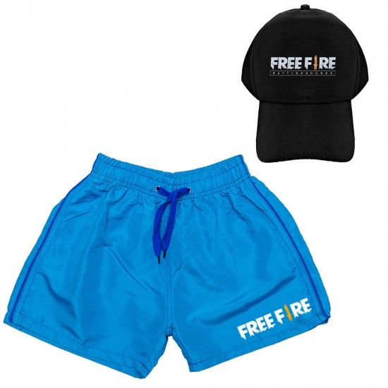 Παιδικo Μαγιο Με Ριγα Και Καπελο Free Fire