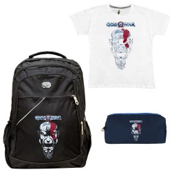 Παιδικό Σχολικό Σετ Τσάντα-Κασετίνα + Δώρο T-shirt God Of War Παιδικό Σχολικό Σετ Τσάντα-Κασετίνα + Δώρο T-shirt God Of War